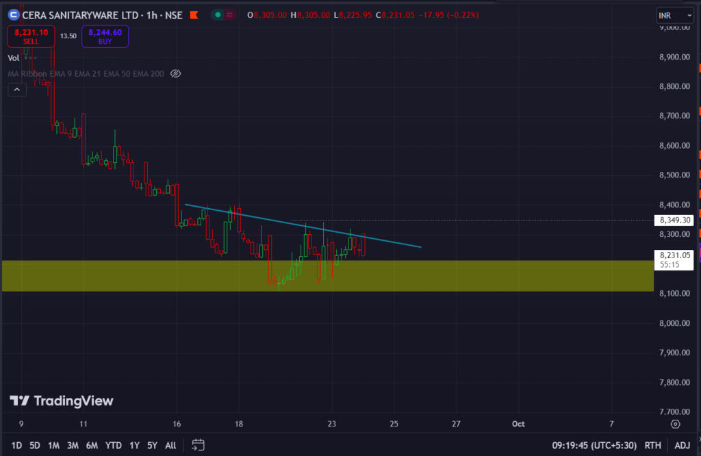 Cera Stock Price